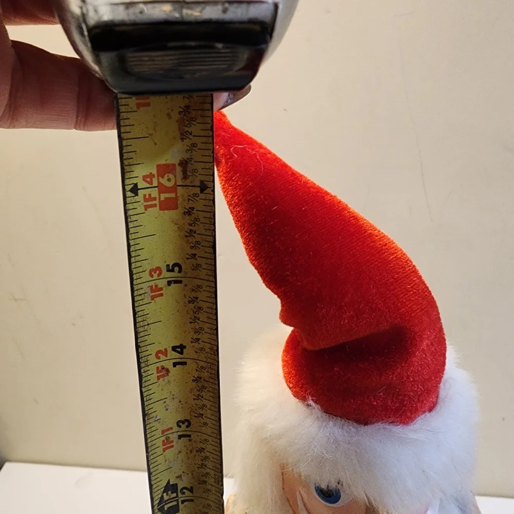 Wooden nutcracker styled as a Beachy  Santa Claus W/floral shirt, sunglasses